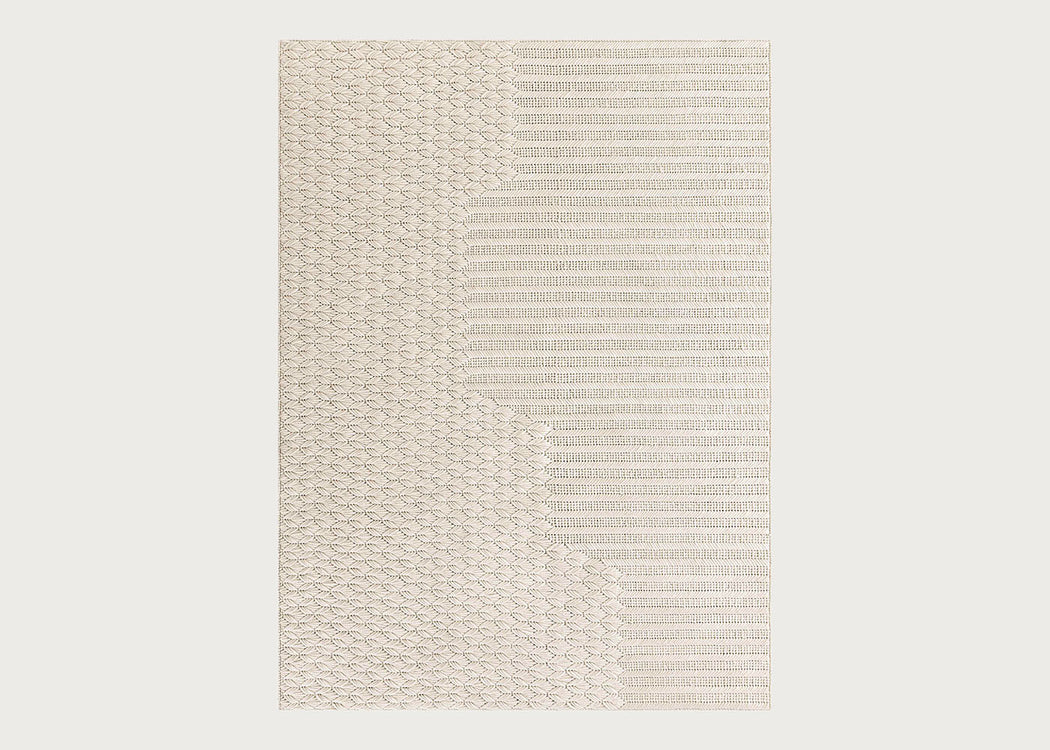 Chaddar Rug White 175 x 235cm