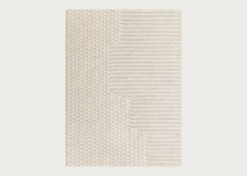 Chaddar Rug White 175 x 235cm
