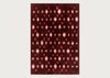 Echo Hand Knotted Rug Red 170 x 240cm