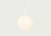 Alumina Single White Pendant Light Canopy
