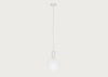Alumina Single White Pendant Light Canopy