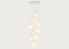 Alumina Large White 9 Pendant Light Canopy