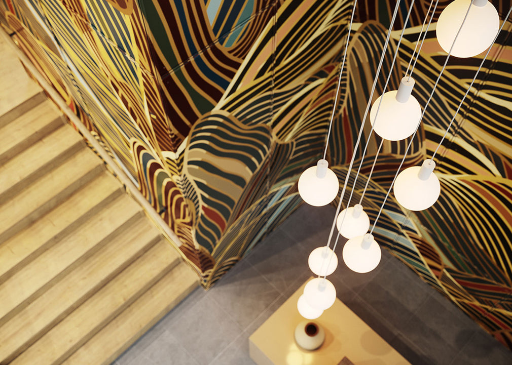 Alumina Large White 9 Pendant Light Canopy