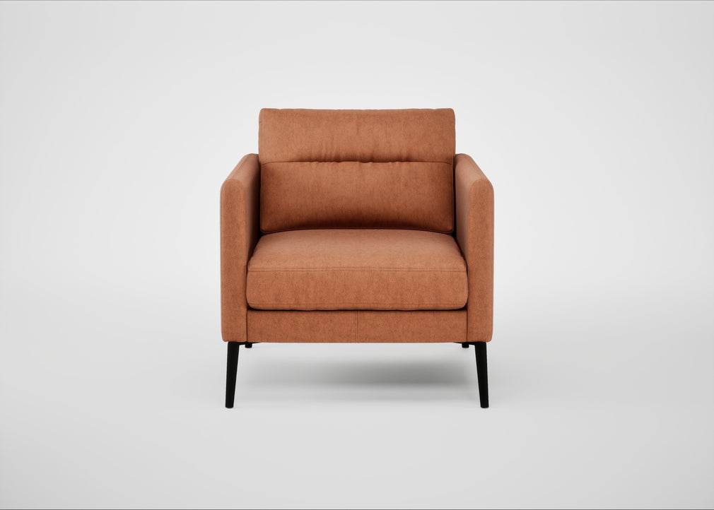 Altamura Armchair Old England Leather Cognac / Black