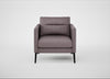 Altamura Armchair Old England Leather Grey / Black