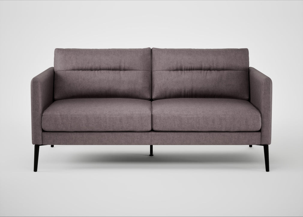 Altamura 2 Seater Sofa Old England Leather Grey / Black