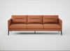 Altamura 4 Seater Sofa Old England Leather Cognac / Black