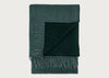 Two Tone Merino Throw Forest
