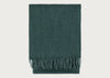 Two Tone Merino Throw Forest