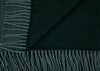 Two Tone Merino Throw Forest