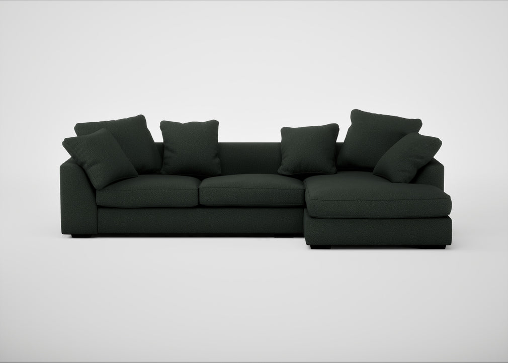 Cumulus Right Hand Facing Corner Sofa Boucle Fern