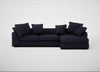 Cumulus Right Hand Facing Corner Sofa Boucle Indigo