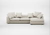Cumulus Right Hand Facing Corner Sofa Chunky Boucle Ecru