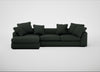 Cumulus Left Hand Facing Corner Sofa Boucle Fern
