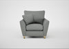 Torino Armchair Boucle Steel / Natural