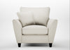 Torino Armchair Chunky Boucle Ecru / Black