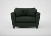 Torino Loveseat Boucle Fern / Black