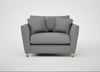 Torino Loveseat Boucle Steel / Natural