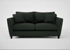 Torino 3 Seater Sofa Boucle Fern / Black