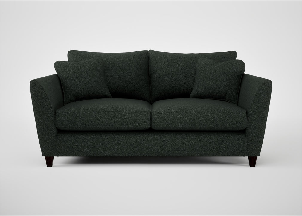 Torino 3 Seater Sofa Boucle Fern / Black
