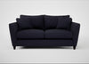 Torino 3 Seater Sofa Boucle Indigo / Black