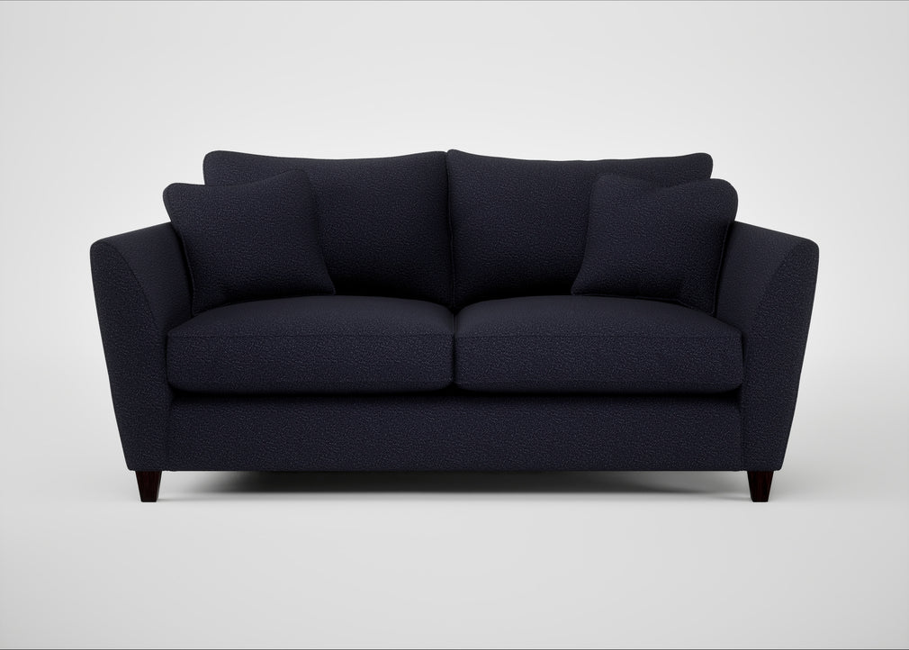 Torino 3 Seater Sofa Boucle Indigo / Black