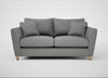 Torino 3 Seater Sofa Boucle Steel / Natural