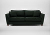 Torino 4 Seater Sofa Boucle Fern / Walnut Stained