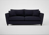 Torino 4 Seater Sofa Boucle Indigo / Black