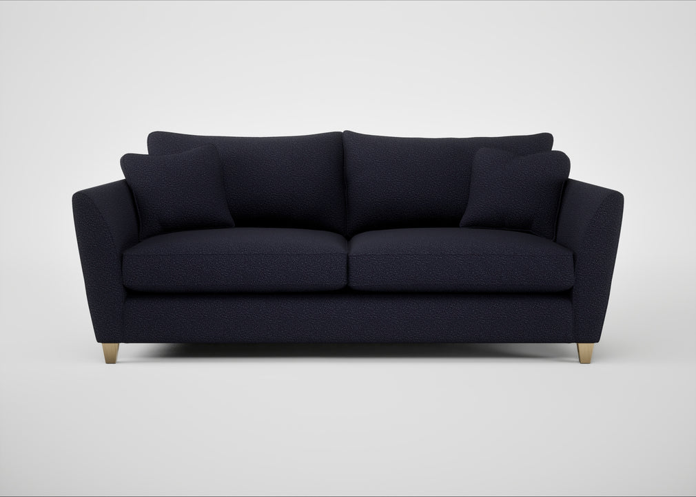 Torino 4 Seater Sofa Boucle Indigo / Natural