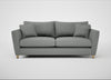 Torino 4 Seater Sofa Boucle Steel / Natural