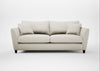 Torino 4 Seater Sofa Chunky Boucle Ecru / Black