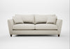 Torino 4 Seater Sofa Chunky Boucle Ecru / Walnut Stained