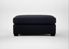 Torino Footstool Boucle Indigo / Black
