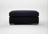 Torino Footstool Boucle Indigo / Natural