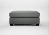 Torino Footstool Boucle Steel / Black