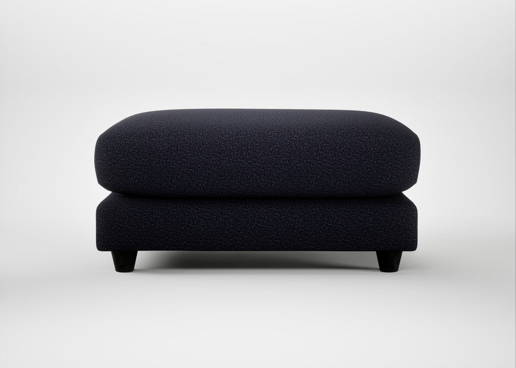 Snooze Footstool Boucle Indigo