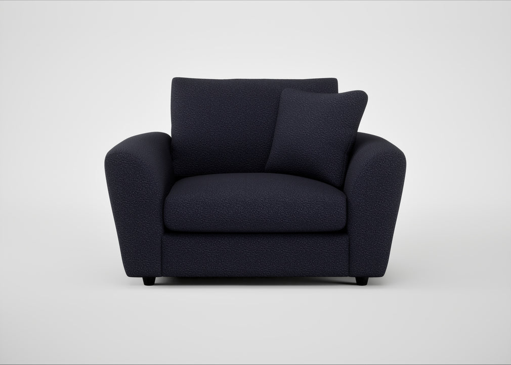 Snooze Loveseat Boucle Indigo