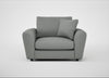 Snooze Loveseat Boucle Steel