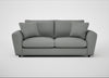 Snooze 4 Seater Sofa Boucle Steel