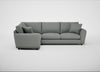 Snooze Left Hand Facing Corner Sofa Boucle Steel
