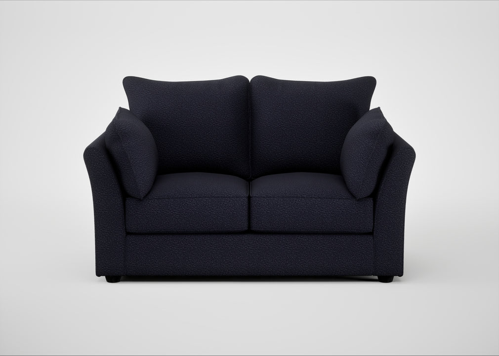Tailor 2 Seater Sofa Boucle Indigo / Black