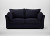 Tailor 3 Seater Sofa Boucle Indigo / Walnut Stained