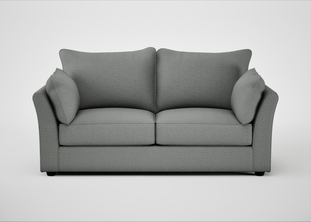 Tailor 3 Seater Sofa Boucle Steel / Black