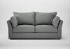 Tailor 3 Seater Sofa Boucle Steel / Walnut Stained