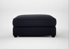 Tailor Square Footstool Boucle Indigo / Black