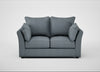 Tailor 2 Seater Sofa Capelo Linen-Cotton Mineral / Black