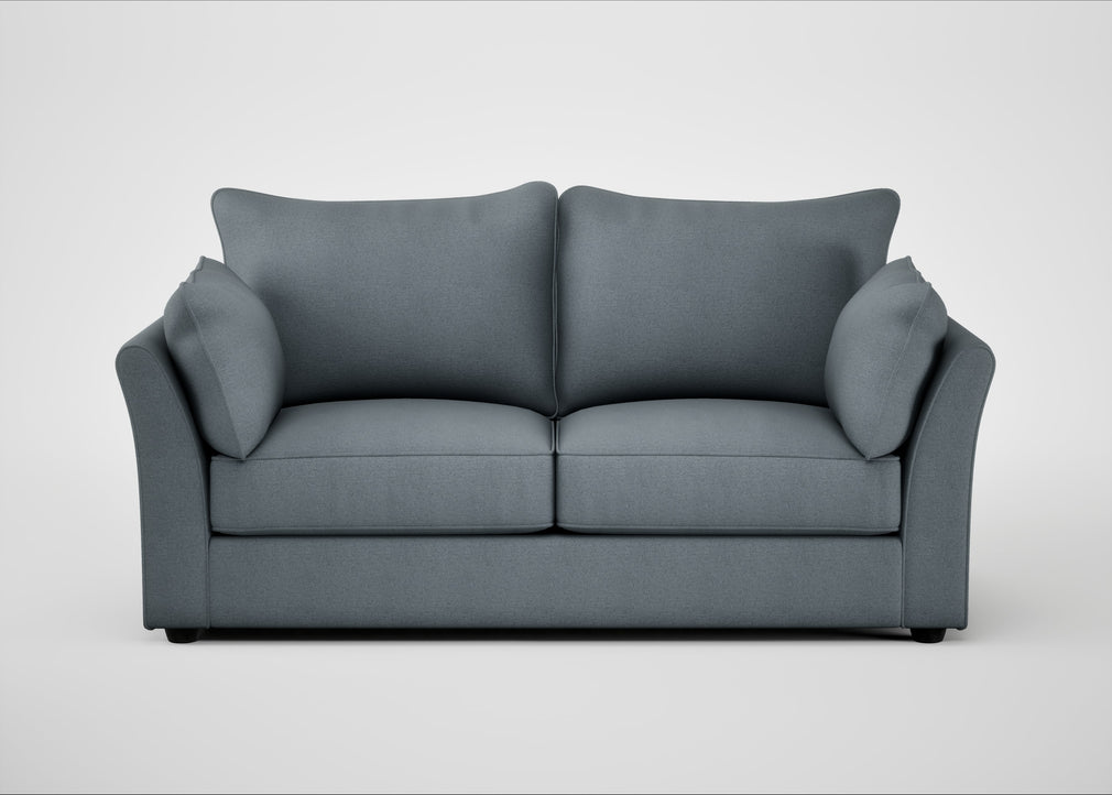 Tailor 3 Seater Sofa Capelo Linen-Cotton Mineral / Black