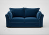 Tailor 3 Seater Sofa Cotton Velvet Petrol / Natural