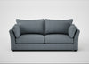 Tailor 4 Seater Sofa Capelo Linen-Cotton Mineral / Black
